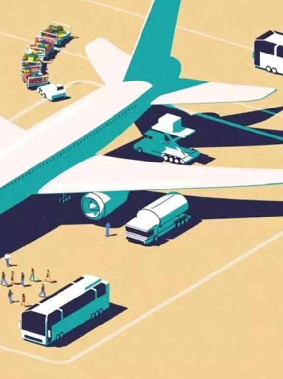 Descarbonizando a aviação, do solo para o ar